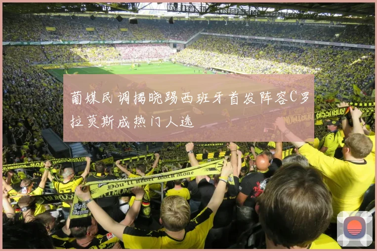 葡媒民调揭晓踢西班牙首发阵容C罗拉莫斯成热门人选